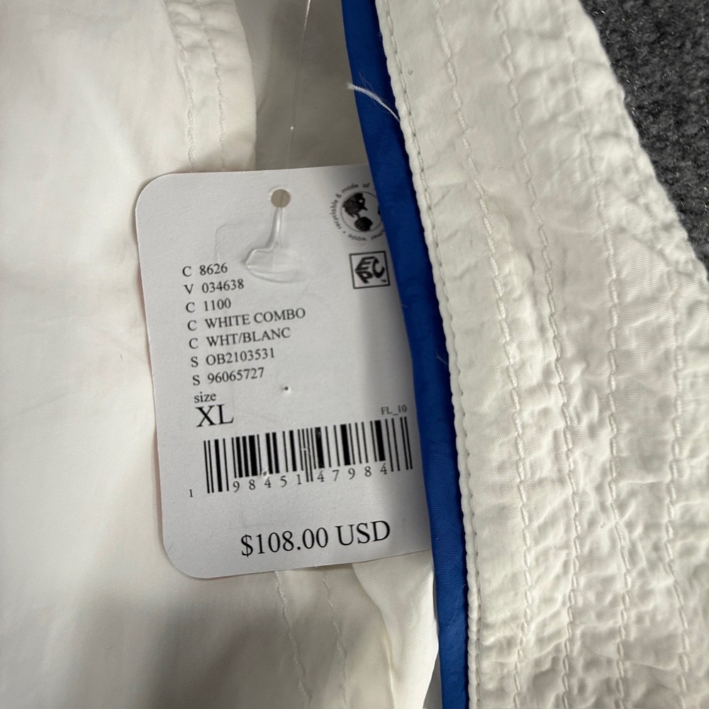 FP Movement Way Home Skirt White Combo Blue Piping OB2103531 XL NEW - Picture 2 of 9